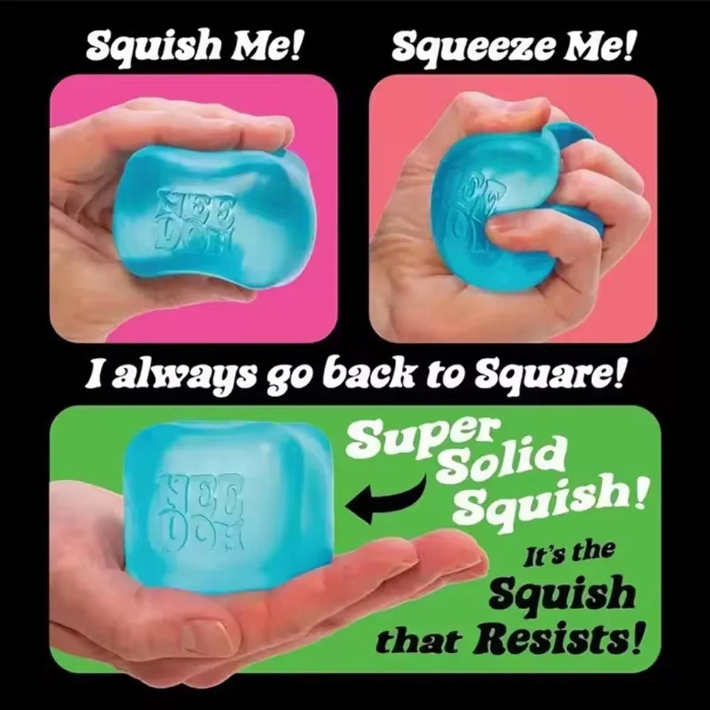 Needoh Nice Cube, Sensory Toys, Anti-Stress Blocks, Stress Relief Jigsaw