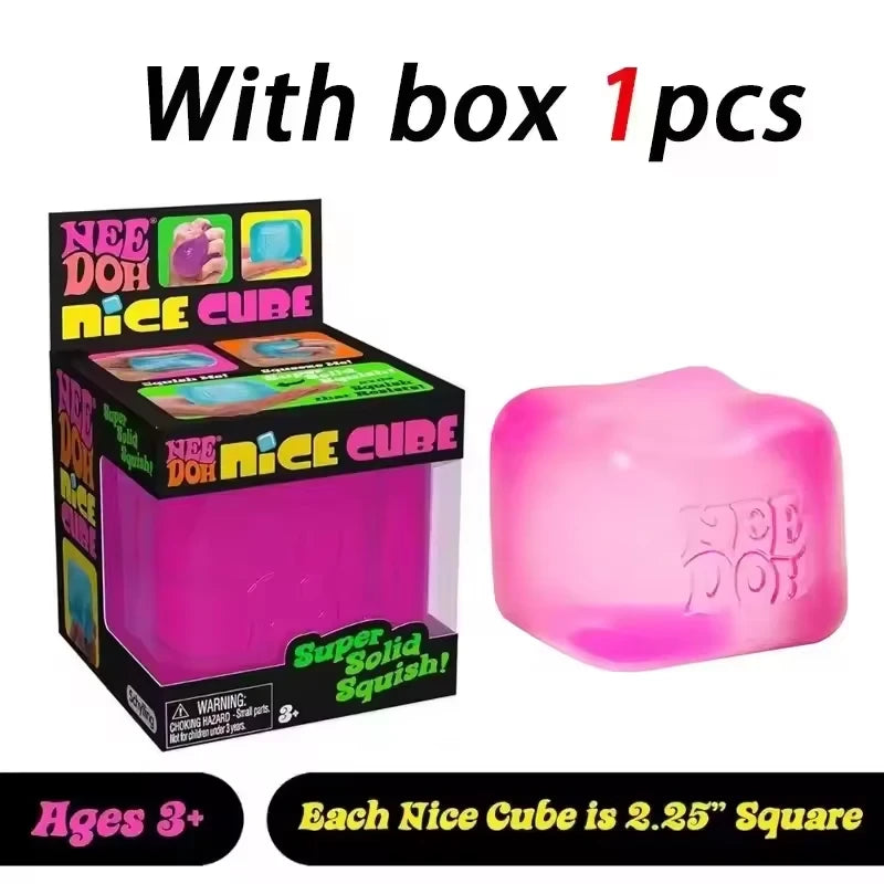Needoh Nice Cube, Sensory Toys, Anti-Stress Blocks, Stress Relief Jigsaw