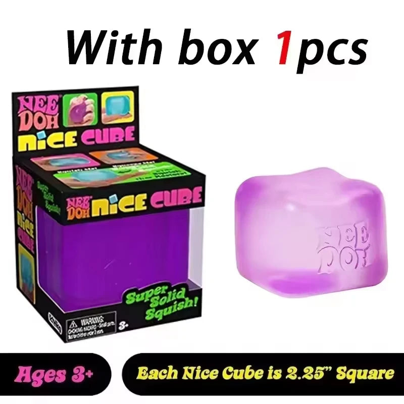Needoh Nice Cube, Sensory Toys, Anti-Stress Blocks, Stress Relief Jigsaw