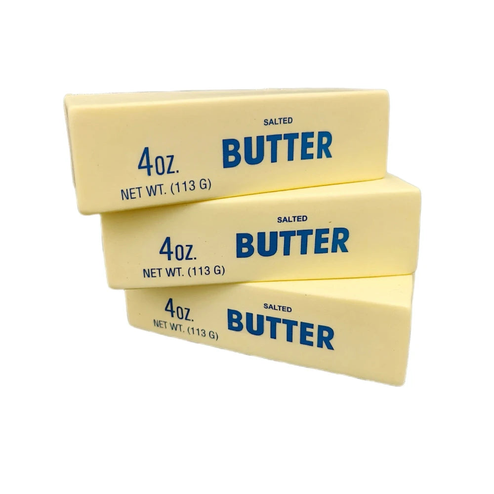 Soft Slow Rebound Butter Stick Squeezing Toy Realistic Butter Sticks Decompression Fidget Toy